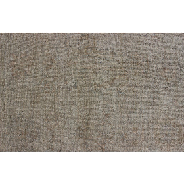 Angora wool Turkish Oushak Rug by Keivan Woven Arts with Floral Design. rug AN-119860, country of origin / type: Turkey /...