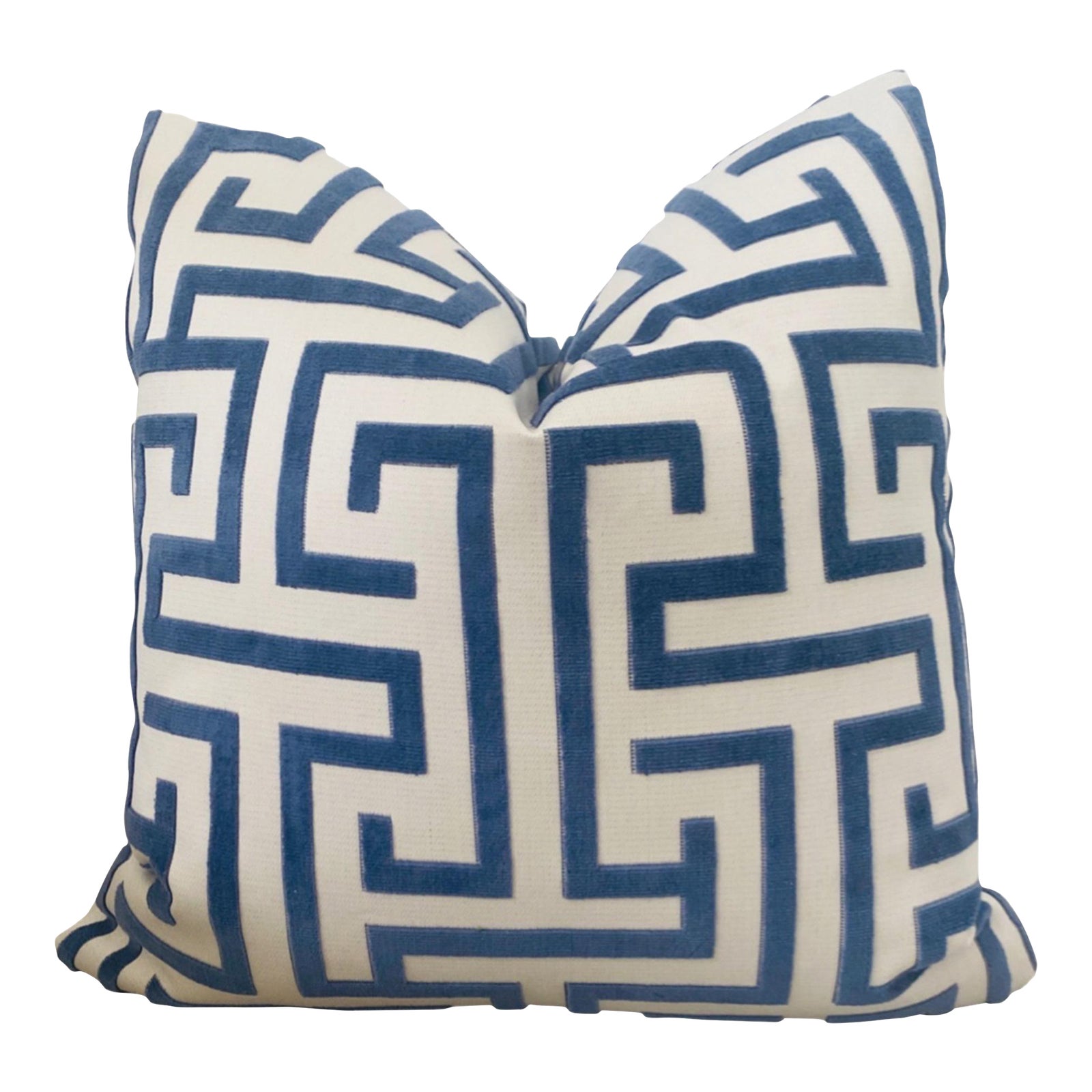 Custom Thibaut Blue Ming Trail Pillows a Pair Chairish