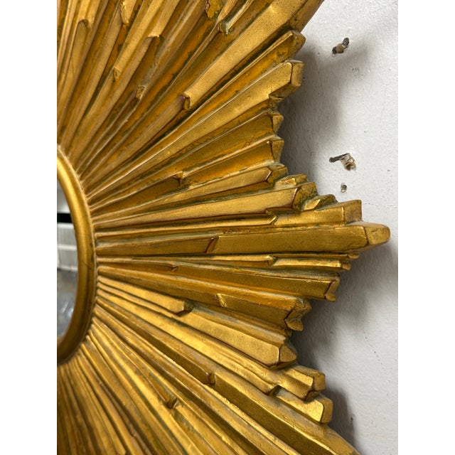 Carol Canner for Carvers Guild Starburst Mirror For Sale - Image 9 of 12