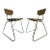 Pair of Mid-Century Kids Virco Chrome School Chairs For Sale