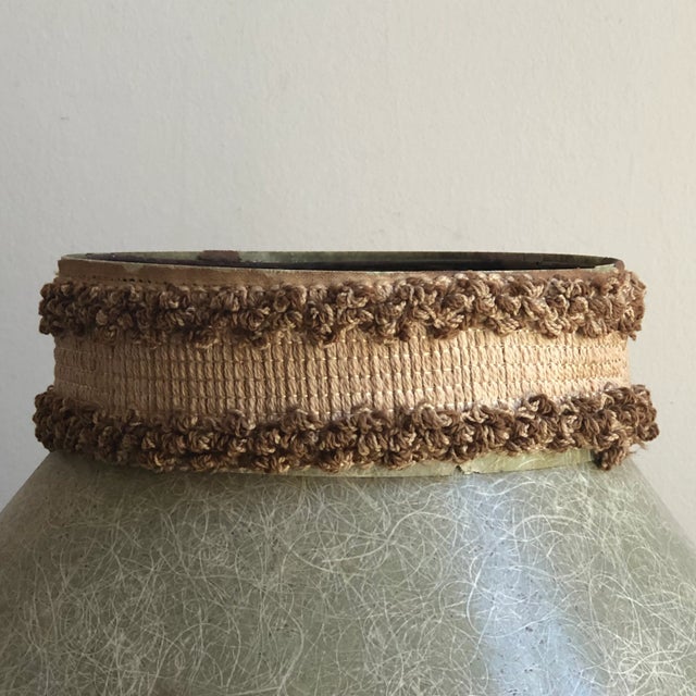 1950s Mid-Century Modern Fiberglass Lamp Shade For Sale In Baltimore - Image 6 of 12