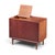 Brown Arne Vodder for Sibast Mid Century Danish Teak Bar Record Cabinet Nightstand With Tambour Door For Sale - Image 8 of 9