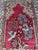 Pretty vintage little Turkish rug with nice mihrab design and beautiful colours, entirely and finely hand knotted with...