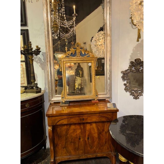 19th Century French Carved Neo-Classical Mirror For Sale - Image 5 of 6