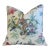Schumacher Asian Chinoiserie Birds& Botanical Floral Feather/Down Pillow 24" Square For Sale