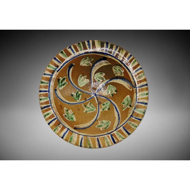 Vintage Handmade Clay Bowl or Plate, 1930s For Sale - Image 11 of 18