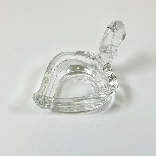 1950s Vintage Hollywood Regency Art Deco Swan Salt Cellars & Butter Dish - Set of 10. For Sale - Image 15 of 18