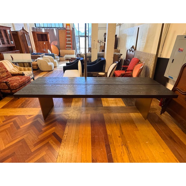 Restoration Hardware Thomas Bina & Ed Robinson for Restoration Hardware Channel Rectangular Dining Table For Sale - Image 4 of 12