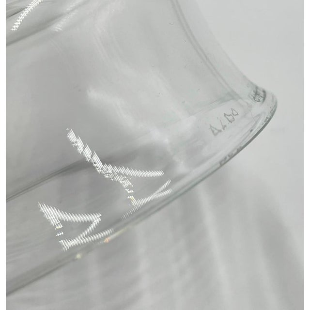 Aldo Cibic for Paola C Pims Signed Italian Blown Glass Bottle Vase For Sale - Image 11 of 11