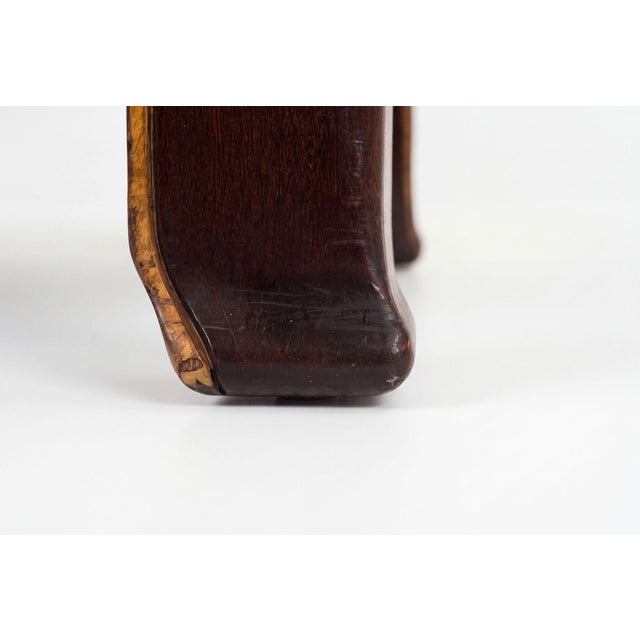 John Stuart Coffee Table With Geometric Veneered Top, C. 1960s For Sale - Image 10 of 13