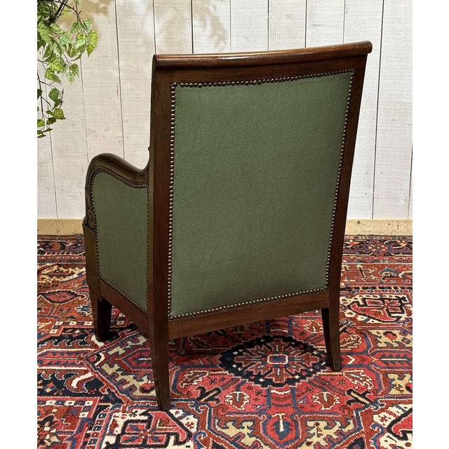 Empire-Style Mahogany Chair in Carved Mahogany, 1800s For Sale - Image 17 of 18