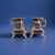 The product is a set of attractive vintage Von Schierholz porcelain candle holders. These candle holders are made of high-...