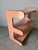 1980s Vintage Postmodern Space Age Laminate Bar Cart / Rolling Display Shelf For Sale - Image 4 of 13