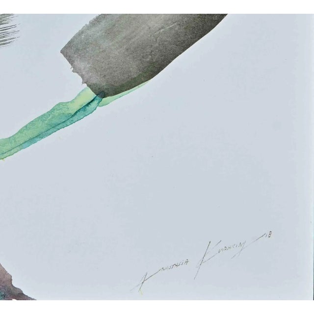 Portrait 2 is an original watercolor realized by Anastasia Kurakina in December 2018. The artwork is in good condition and...