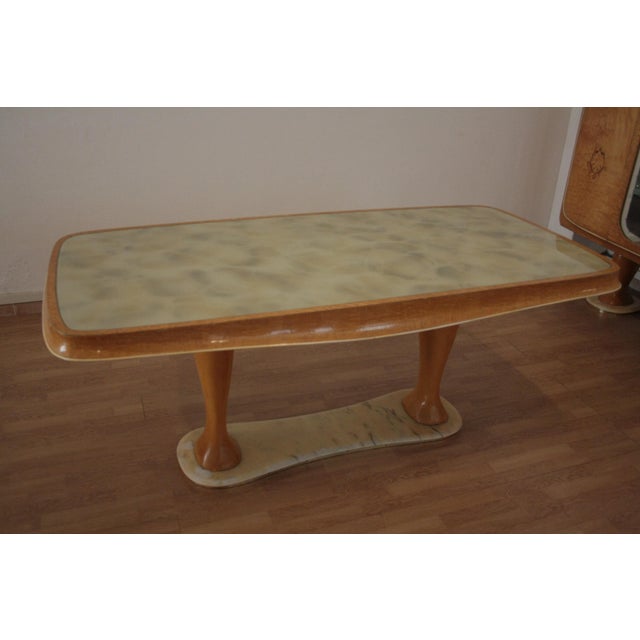 Mid-Century Modern Table in Walnut by Vittorio Dassi, 1950s For Sale - Image 6 of 18
