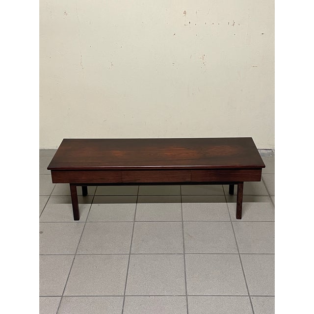 Low Table with Three Integrated Drawers, 1960s For Sale - Image 15 of 18