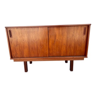 Mid 20th Century Danish Modern Teak Credenza For Sale