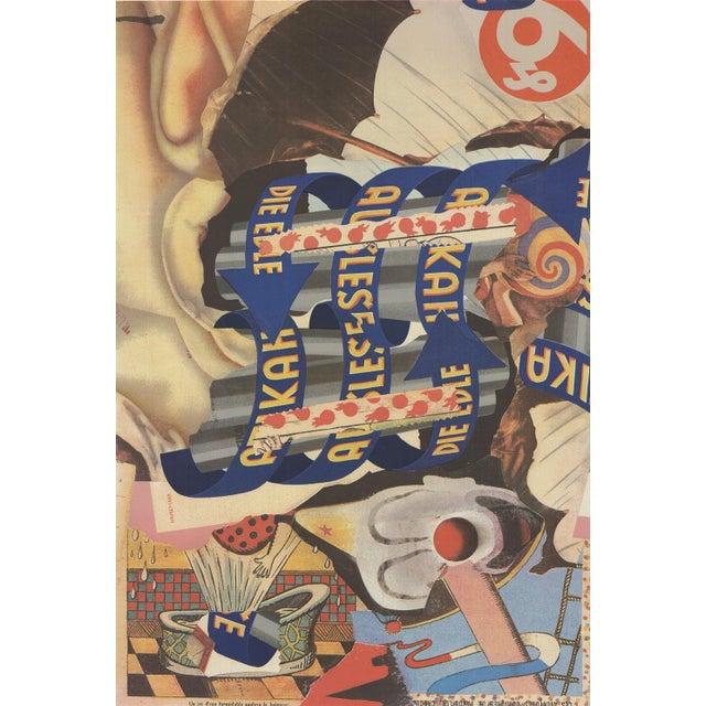 Contemporary 1990 Bruce Helander 'Storm Showers' Contemporary Blue, Yellow Serigraph For Sale - Image 3 of 6