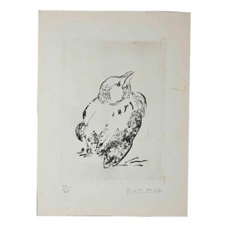 Giselle Hallf, Bird, Mid-20th Century, Etching and Aquatint For Sale