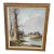 Mid 20th Century Impressionist Style Rustic Landscape Oil Painting by Willi Bauer, Framed For Sale