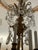French French 19th Century Louis XVI Bronze & Crystal Chandelier For Sale - Image 3 of 9