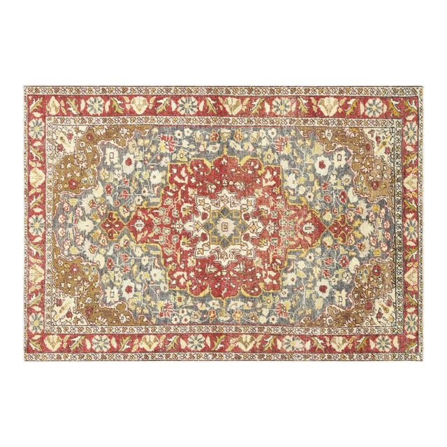 1960s Turkish Oushak Rug For Sale