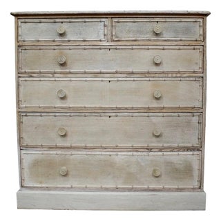 Antique Bleached Ash Chest of Drawers from Howard & Sons, 1880 For Sale