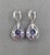Early 21st Century 13.63 Ct Natural Tanzanite & Diamond Earring, Pair For Sale - Image 5 of 8