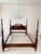 Cherry Pediment Low Poster Ethan Allen Style Queen Bed Vintage Excellent Condition For Sale - Image 9 of 9