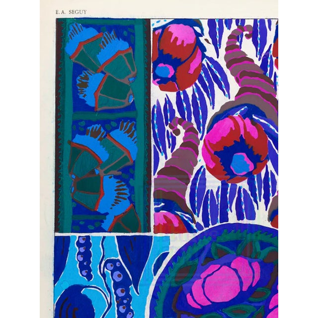 Art Deco Ea Seguy Suggestions Pour Étoffes Et Tapis, Plate 5 For Sale - Image 3 of 5