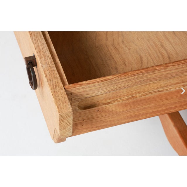 Brutalist Oak Henning Kjærnulf, Oak Sideboard, Danish Mid-Century, Nyrup Møbelfabrik, 1960s, Attributed For Sale - Image 11 of 16