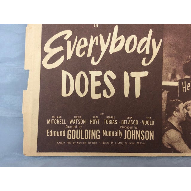 Vintage Hollywood Movie Poster Advertising Flyer For Sale In New York - Image 6 of 10