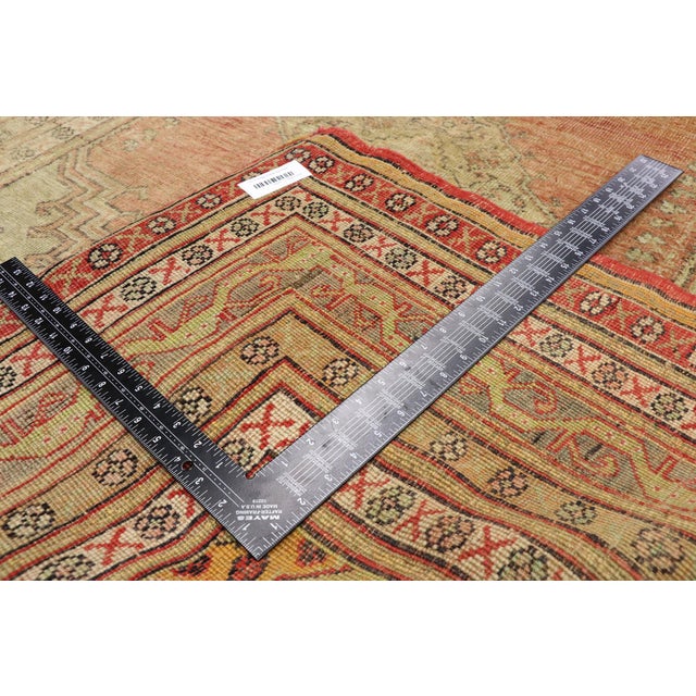 52250 Vintage Turkish Oushak Rug Runner, 04'09 X 12'10 For Sale In Dallas - Image 6 of 9