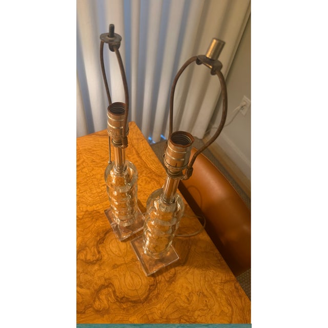 Vintage Stacked Deco lamps - good condition. The lighting works. They are from the 26th street flea market in NYC. Bought...