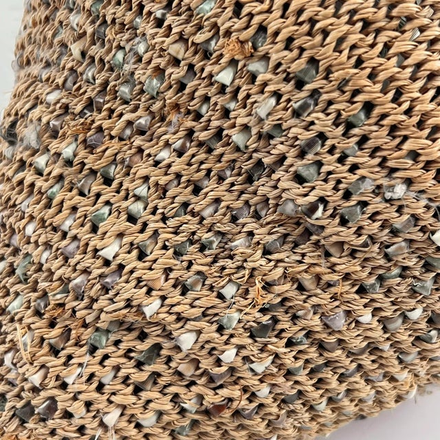 Early 20th Century Early 20th Century Bamileke Juju Feather Headdress On Woven Basketry Cameroon For Sale - Image 5 of 15