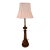 Vintage Stiffel Neoclassical Fluted Brass Column Table Lamp For Sale
