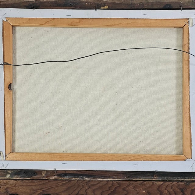 Stil Llife Floral Oil Painting Gesso Gilt Gold Frame For Sale - Image 12 of 12