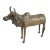 Indian Vintage Brass Tribal India Brahma Cow For Sale - Image 3 of 8