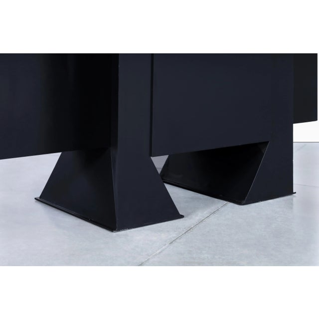 Architectural French Modern Storage Cabinet by Jean-Louis Godivie For Sale - Image 12 of 12