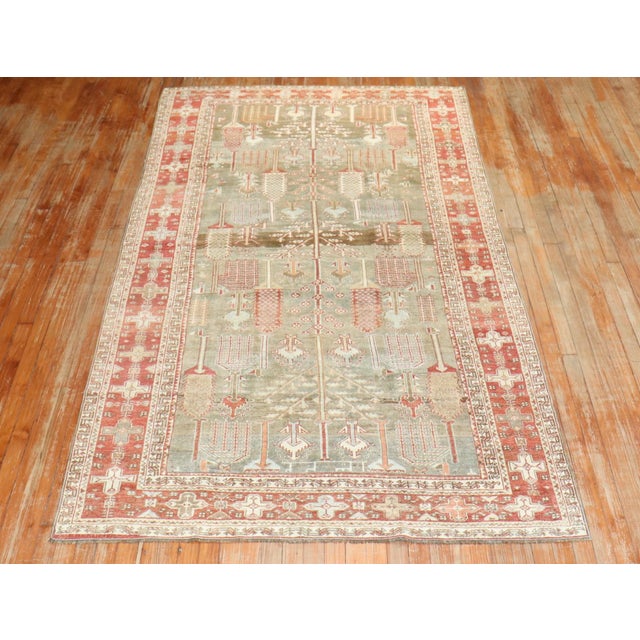 Early 20th Century Kurd Bakhtiari Rug rug no.j2475 For Sale - Image 9 of 9