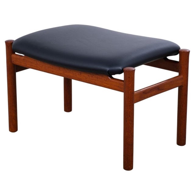 Teak Stool by Søren Hansen for Fritz Hansen, Denmark, 1950s For Sale - Image 10 of 10