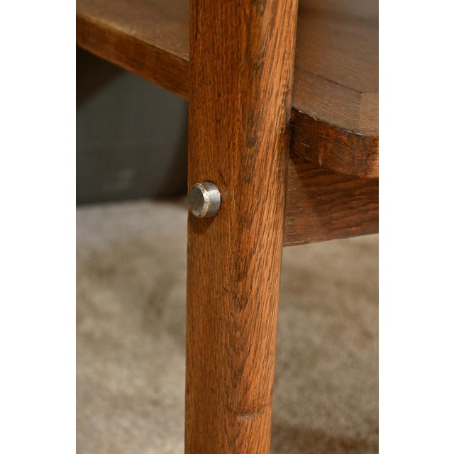 Wood Oak Rolling Trolley, 1960 For Sale - Image 7 of 17