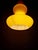 Vintage Yellow Opaline Glass Pendant Light, Italy, 1960s For Sale - Image 12 of 14