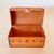 Animal Skin Vintage Embossed and Studded Leather Domed Box For Sale - Image 7 of 9