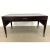 Campaign Late 20th Century Eric Brand for Mulholland Brothers Leather Top Campaign Writing Desk For Sale - Image 3 of 12