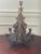 Silver 1980s Christmas Tree Silverplate Five Candle Holder For Sale - Image 8 of 10