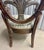 Wood Vintage Palm Beach Regency Dorothy Draper Style Faux Bamboo Accent Chair For Sale - Image 7 of 9
