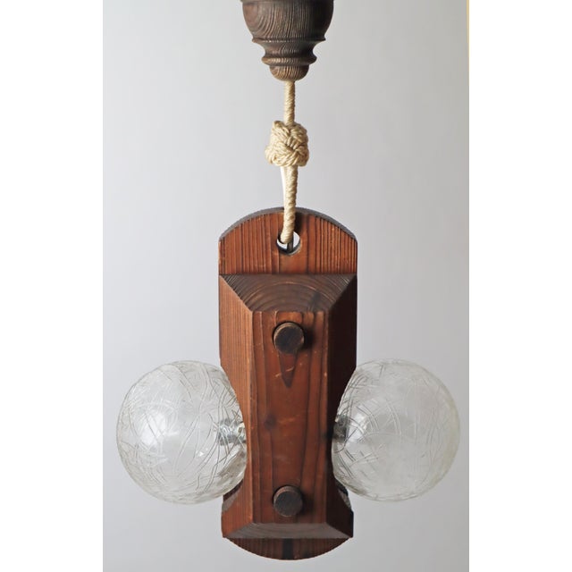 Sculptural Hanging Lamp from Temde, Switzerland, 1960s For Sale - Image 13 of 13