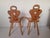1950s Set of Spanish Pine Wood Birthing Stools, 1950s For Sale - Image 5 of 9