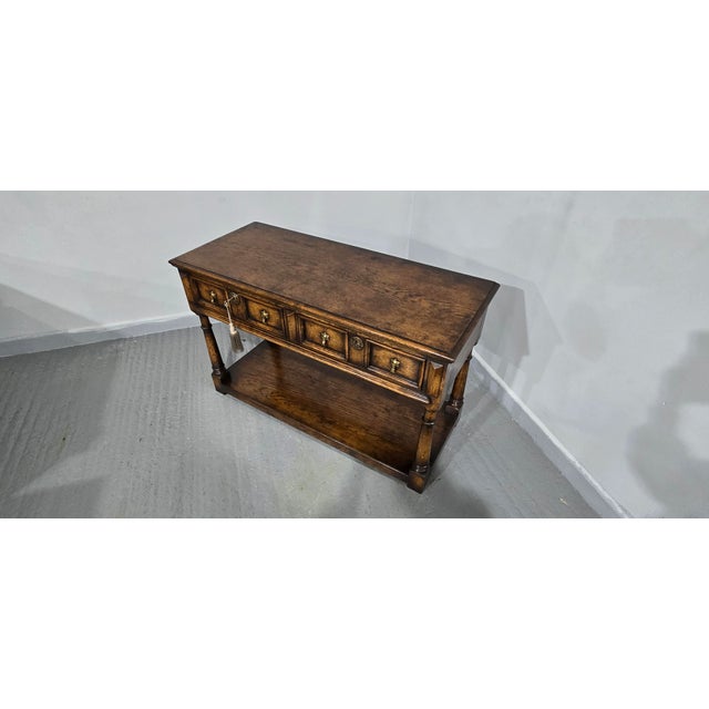 Oak Sideboard with Dresser Base, 1920 For Sale - Image 4 of 18